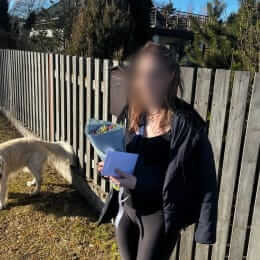 Ziedu piegāde uz Baloži pilsētu. Atskaite Nr. 6177