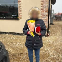 Ziedu piegāde uz Tīnūži pilsētu. Atskaite Nr. 6193