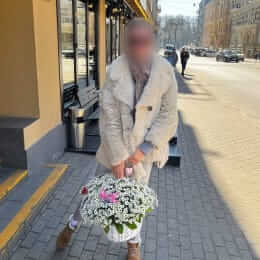 Ziedu piegāde uz Rīga pilsētu. Atskaite Nr. 6232