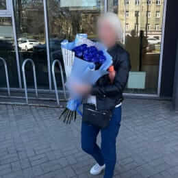 Ziedu piegāde uz Rīga pilsētu. Atskaite Nr. 6238