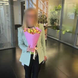 Ziedu piegāde uz Baltezers pilsētu. Atskaite Nr. 6243