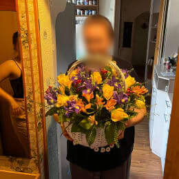 Ziedu piegāde uz Rīga pilsētu. Atskaite Nr. 6244