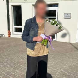 Ziedu piegāde uz Mārupe pilsētu. Atskaite Nr. 6253