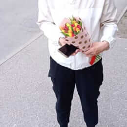 Доставка цветов в город Rīga. Отчёт № 6254