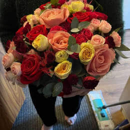 Ziedu piegāde uz Ķekava pilsētu. Atskaite Nr. 6285