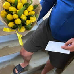 Ziedu piegāde uz Ķekava pilsētu. Atskaite Nr. 6287