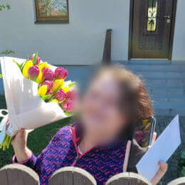 Ziedu piegāde uz Baloži pilsētu. Atskaite Nr. 6293