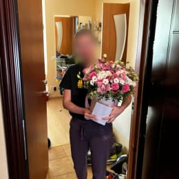 Ziedu piegāde uz Salaspils pilsētu. Atskaite Nr. 6328