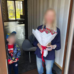 Ziedu piegāde uz Baltezers pilsētu. Atskaite Nr. 6343