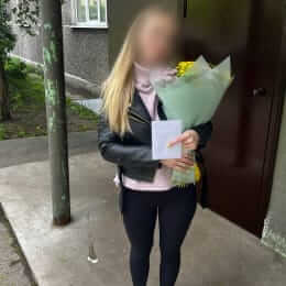 Ziedu piegāde uz Rīga pilsētu. Atskaite Nr. 6348