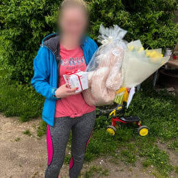 Ziedu piegāde uz  pilsētu. Atskaite Nr. 6357