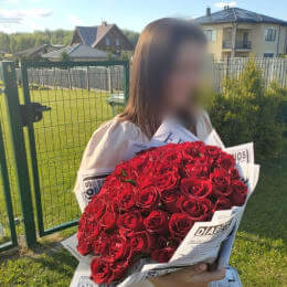 Ziedu piegāde uz  pilsētu. Atskaite Nr. 6358