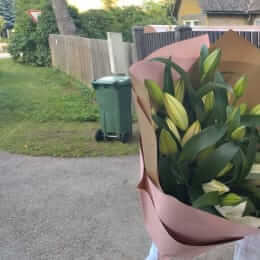 Ziedu piegāde uz Jūrmala pilsētu. Atskaite Nr. 6392