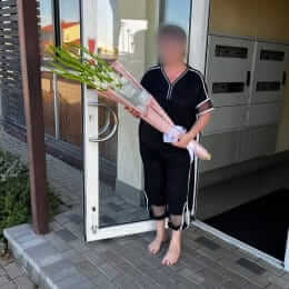 Ziedu piegāde uz Mārupe pilsētu. Atskaite Nr. 6433