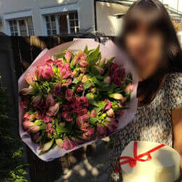 Ziedu piegāde uz Jurmala pilsētu. Atskaite Nr. 6458