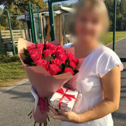 Ziedu piegāde uz Rīga pilsētu. Atskaite Nr. 6461