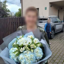 Ziedu piegāde uz Mārupe pilsētu. Atskaite Nr. 6507