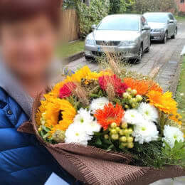 Ziedu piegāde uz Rīga pilsētu. Atskaite Nr. 6508