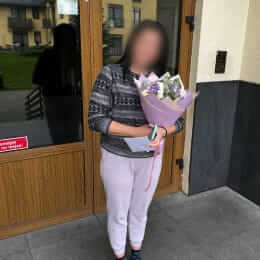 Ziedu piegāde uz Mārupe pilsētu. Atskaite Nr. 6525