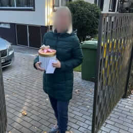 Ziedu piegāde uz Rīga pilsētu. Atskaite Nr. 6528