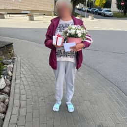 Ziedu piegāde uz Ķekava pilsētu. Atskaite Nr. 6531