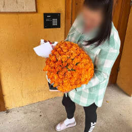 Ziedu piegāde uz Valmiera pilsētu. Atskaite Nr. 6539