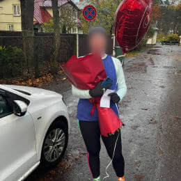 Ziedu piegāde uz Jurmala pilsētu. Atskaite Nr. 6575