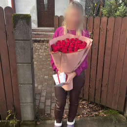 Ziedu piegāde uz Mārupe pilsētu. Atskaite Nr. 6583