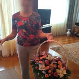 Ziedu piegāde uz Rīga pilsētu. Atskaite Nr. 6690