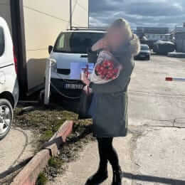 Ziedu piegāde uz Rīga pilsētu. Atskaite Nr. 6742