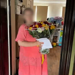 Ziedu piegāde uz Rīga pilsētu. Atskaite Nr. 6838