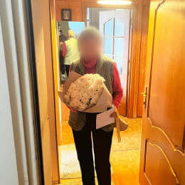 Ziedu piegāde uz Valdlauči pilsētu. Atskaite Nr. 6905