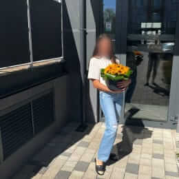 Ziedu piegāde uz Rīga pilsētu. Atskaite Nr. 6958