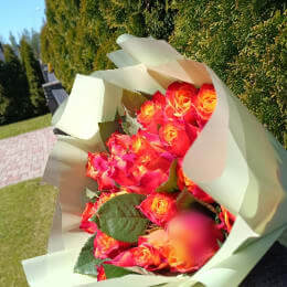 Ziedu piegāde uz Spilve pilsētu. Atskaite Nr. 6964