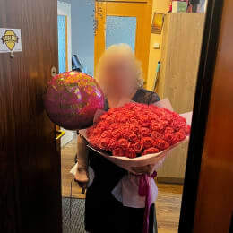 Ziedu piegāde uz Ķekava pilsētu. Atskaite Nr. 6982