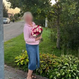 Ziedu piegāde uz Mežāres pilsētu. Atskaite Nr. 7027