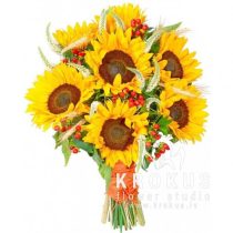 Букет подсолнухов