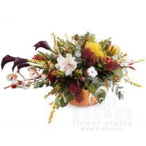 Kompozīcija ķirbī - Rudens krāsas