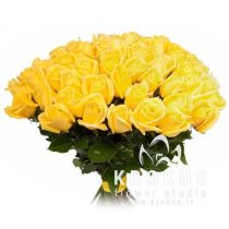Dzeltenas rozes 50см