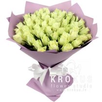 White roses 40cm