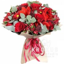 Ziedu pušķis Sarkanā maģija