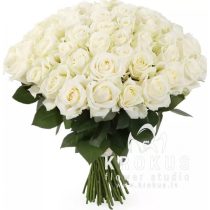 51 baltas rozes❤️