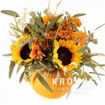 Тыквенная композиция "Рассвет"