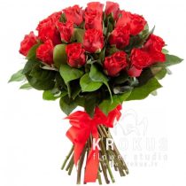 Light red roses 50cm