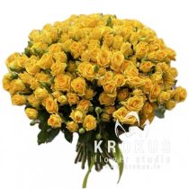 Yellow Spray roses