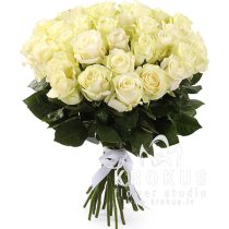 Baltas rozes 40см XXL
