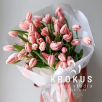 Bouquet of latvian tulips