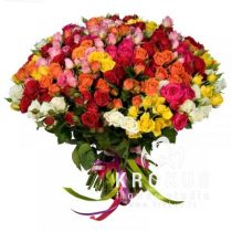 Bouquet from small roses "FIESTA"