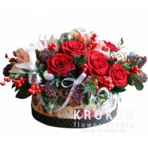 Ziemassvētku kompozīcija ar Amariļiem